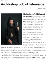 His Excellency, Archbishop Job of Telmessos